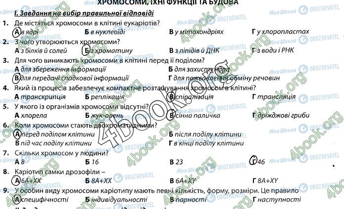 ГДЗ Біологія 9 клас сторінка Стр.41 (1)